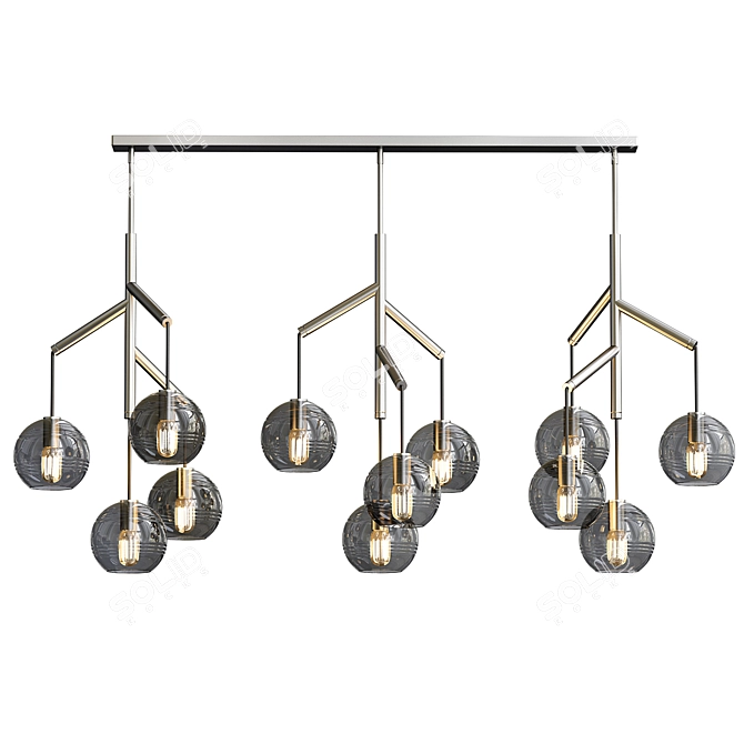 Tech Lighting Sedona Chandelier 3D model image 1