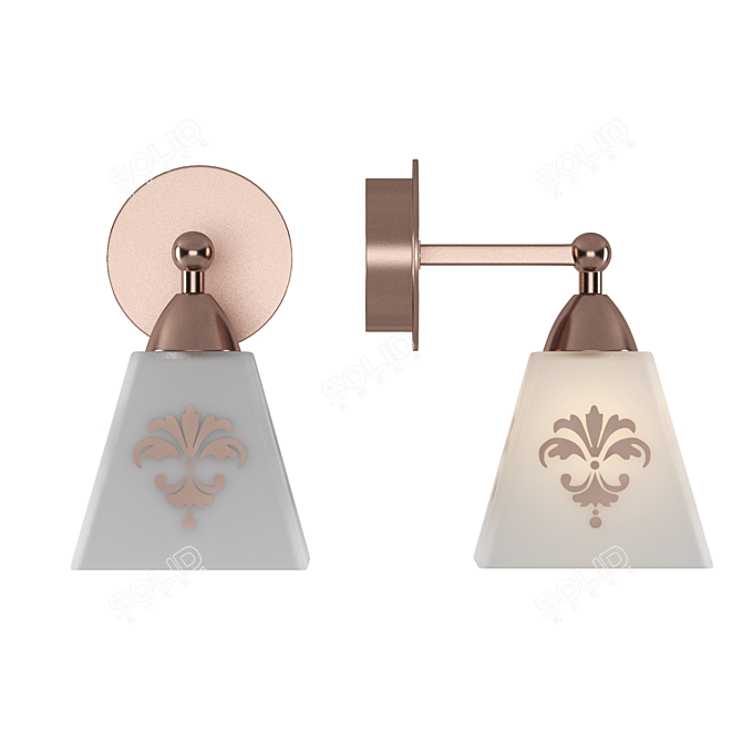 Freya Silvana Wall Sconce 3D model image 2