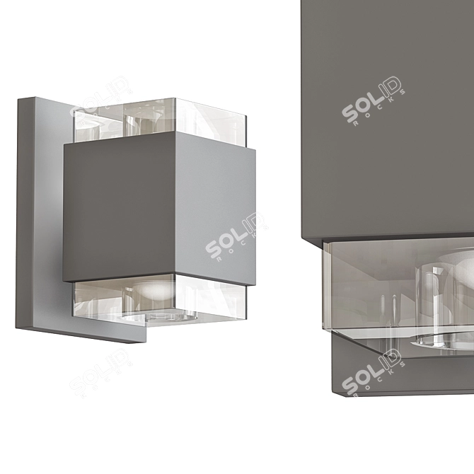 Sleek LED Wall Light: Tech Lighting Voto 3D model image 1