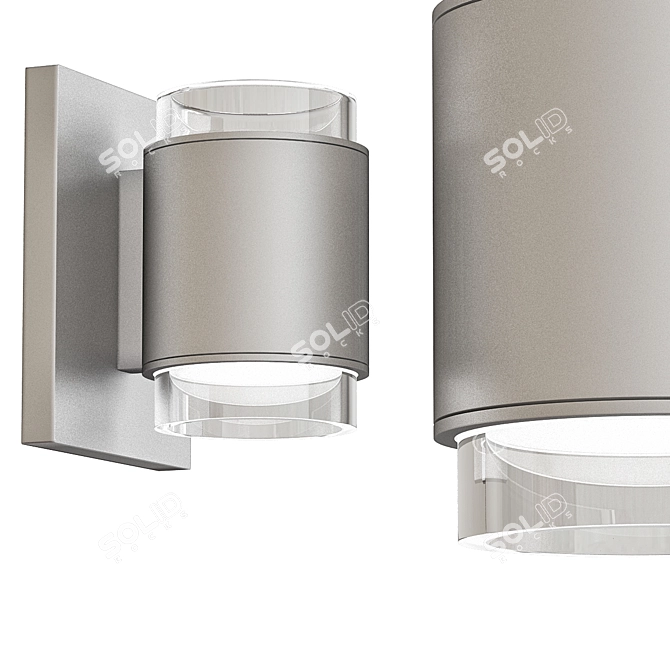 Voto Wall Sconce: Elegant Illumination 3D model image 1
