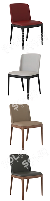 Modern Italian Magda Chair 3D model image 2