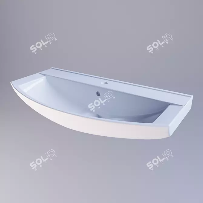 Sanita Luxe Best 85 Washbasin Set 3D model image 1