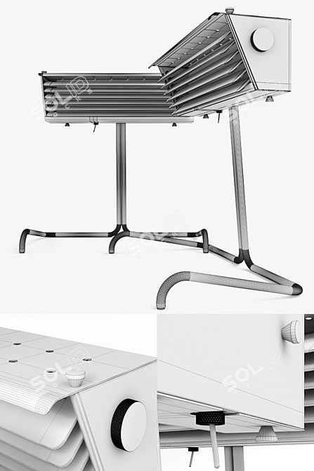 Modern Biny Table - Versatile and Stylish 3D model image 3