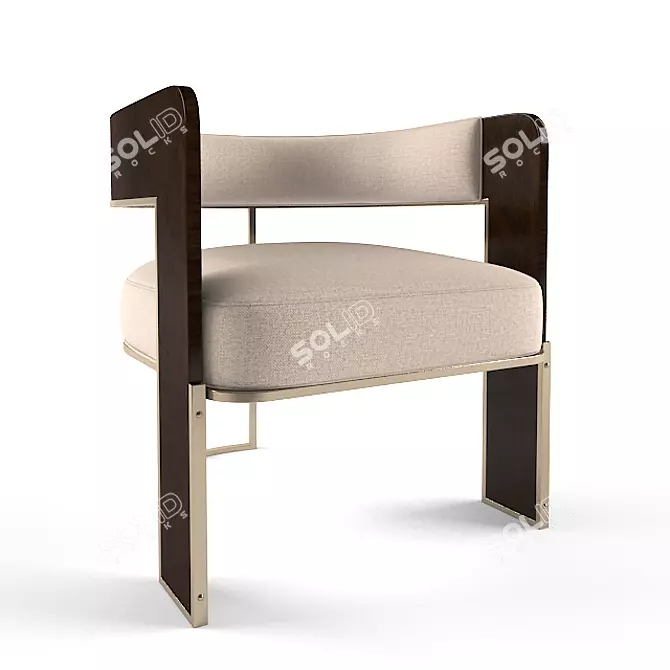  Modern Streamliner Chair by Caracole 3D model image 1