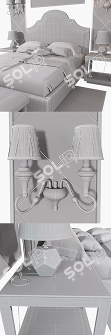 Elegant Garda Decor Collection 3D model image 3