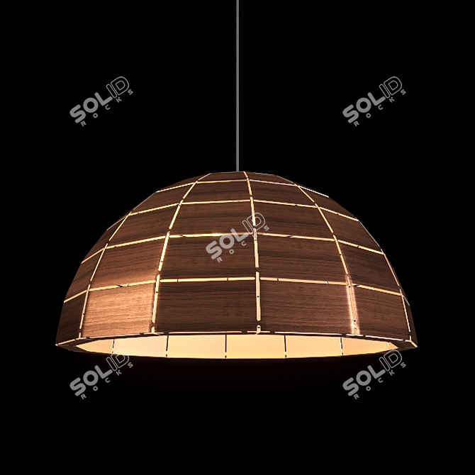 Bronze Metal Pendant Lamp - Lucide Ramona 3D model image 1