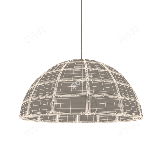 Bronze Metal Pendant Lamp - Lucide Ramona 3D model image 2