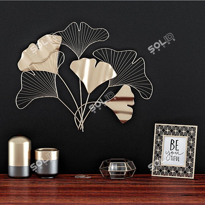 Metal Wall Decor 3D model image 1