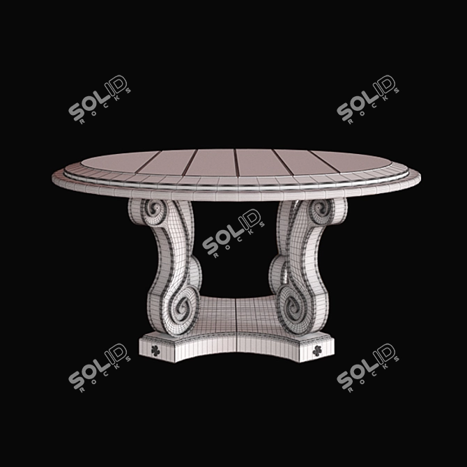 Elegant Moissonnier Table: Perfect for V-Ray 3D model image 2