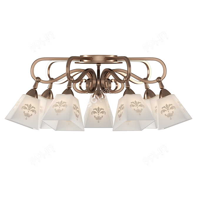 Silvana PL-07 Ceiling Light - Elegant Illumination for Any Space 3D model image 1