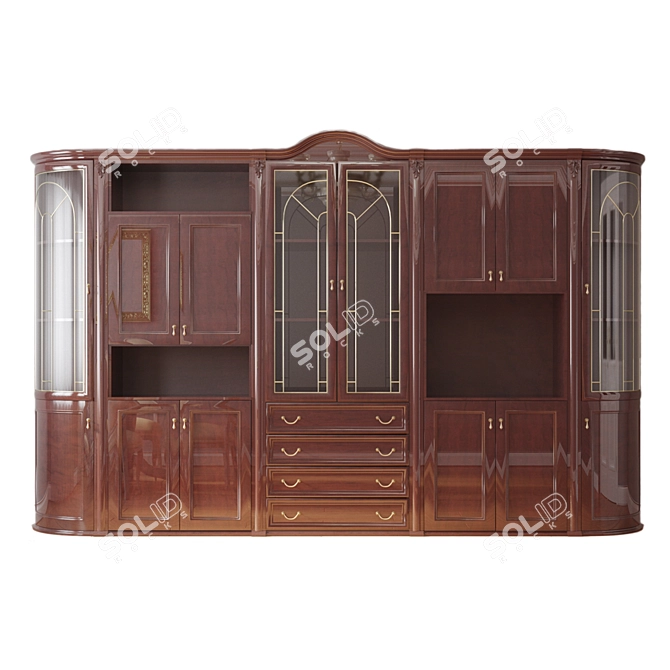 Classic Wall Cabinet 3D model image 1