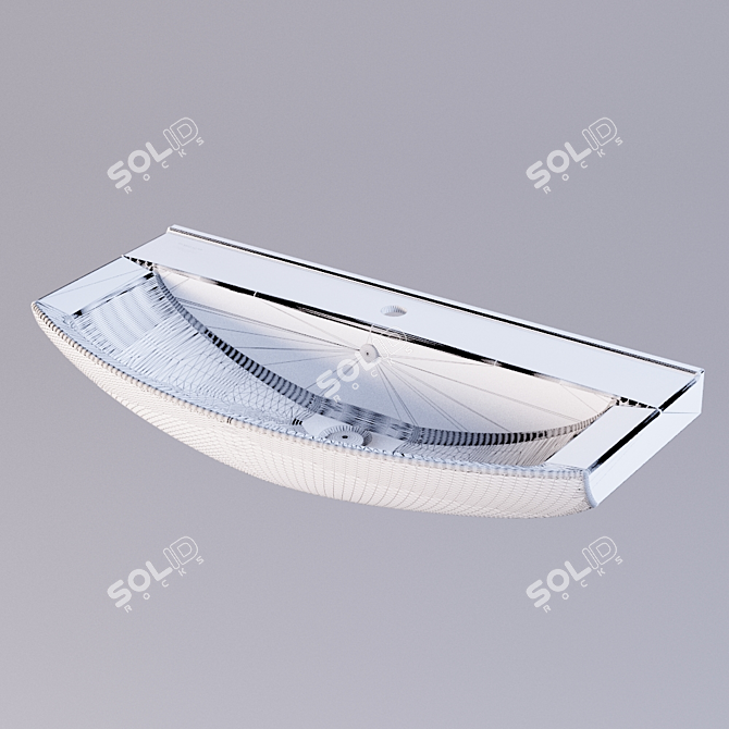 Title: Sanita Luxe BEST 75 Washbasin 3D model image 2