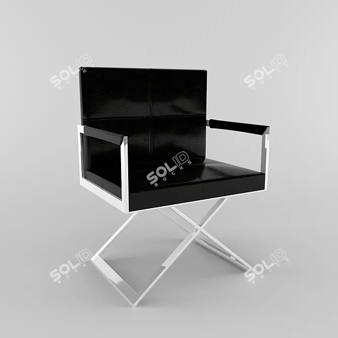 Modern Leather Chair | Современное кожаное кресло 3D model image 1