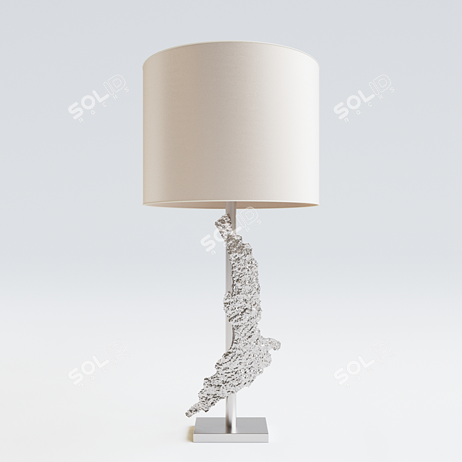 Elegant Rivoli Table Lamp 3D model image 1