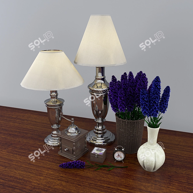 Provence-Inspired Decor: Elegant French Charm 3D model image 2