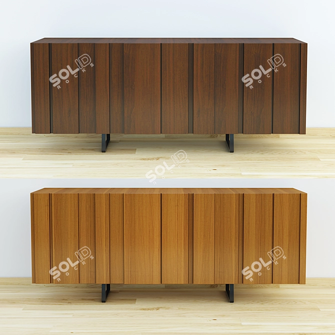 Elegant Console Table: Modern Design 3D model image 1