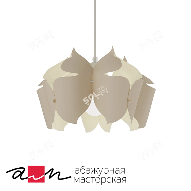 Trendy Butterfly Dance Ceiling Fixture 3D model image 1