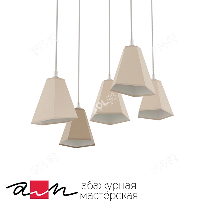 Gabriella Pendant Lamp 3D model image 1