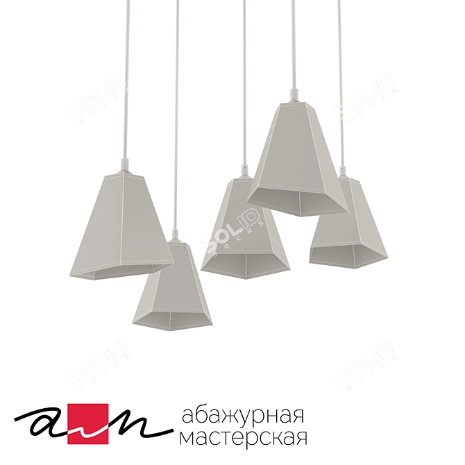 Gabriella Pendant Lamp 3D model image 2
