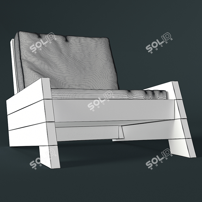 Elegant Asturias Chair: Stylish and Comfortable 3D model image 3
