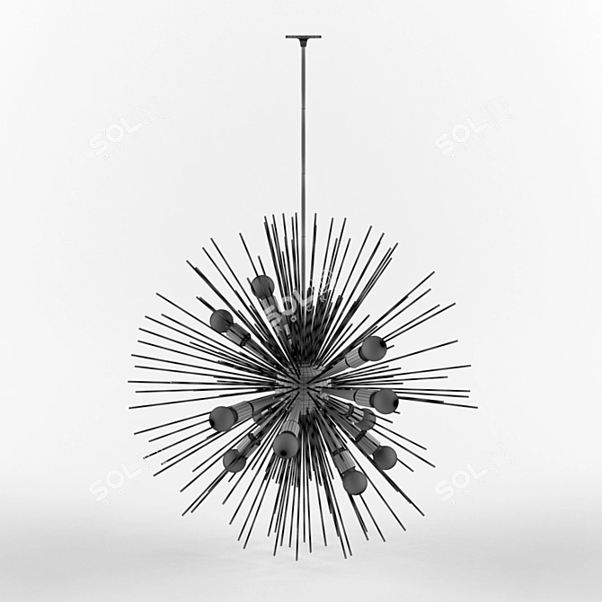Zanadoo Sputnik Pendant: Illuminate in Style 3D model image 2