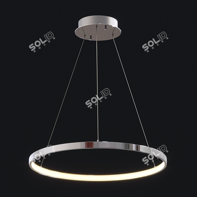 Modern ET2 Hoops LED Pendant 3D model image 2