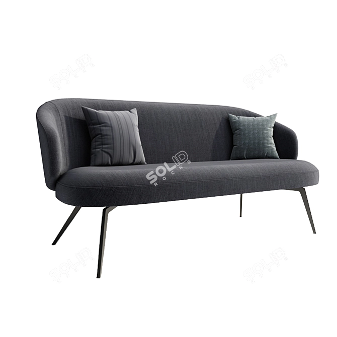 Lema Bice Sofa: Sleek and Stylish Living Furniture 3D model image 2
