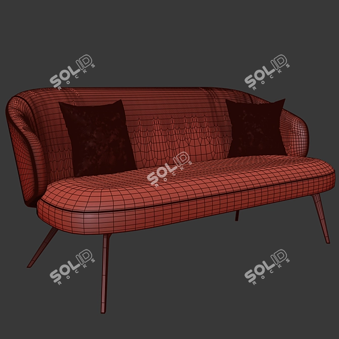 Lema Bice Sofa: Sleek and Stylish Living Furniture 3D model image 3