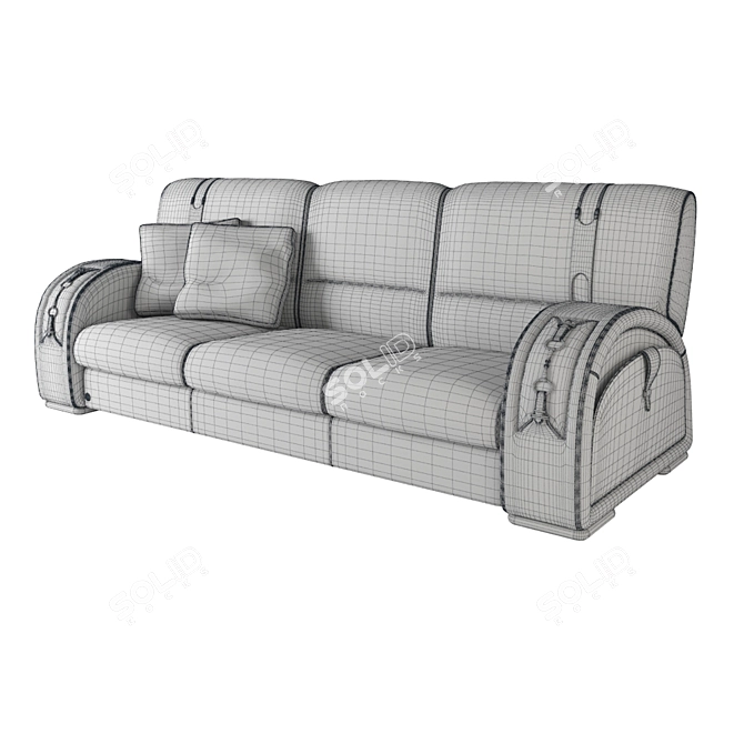 Elegant Formitalia Varenne Sofa 3D model image 3