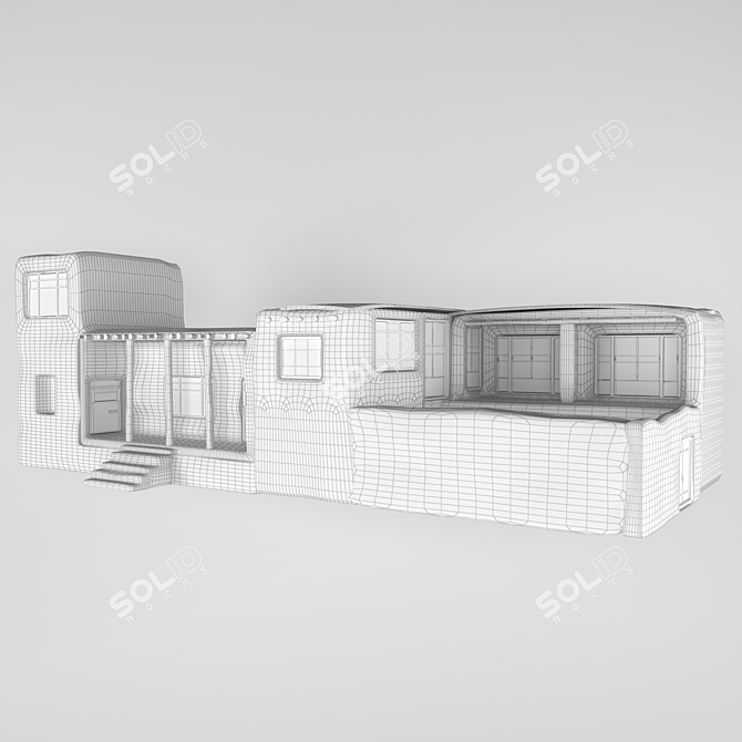 Fantasy Rural Houses Collection 3D model image 2