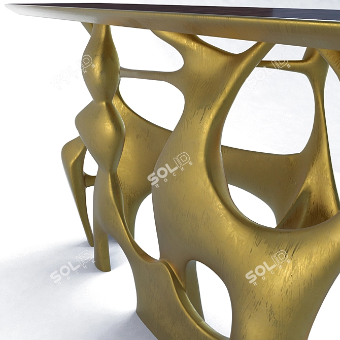 Elegant Bastei Console - 160 cm 3D model image 2