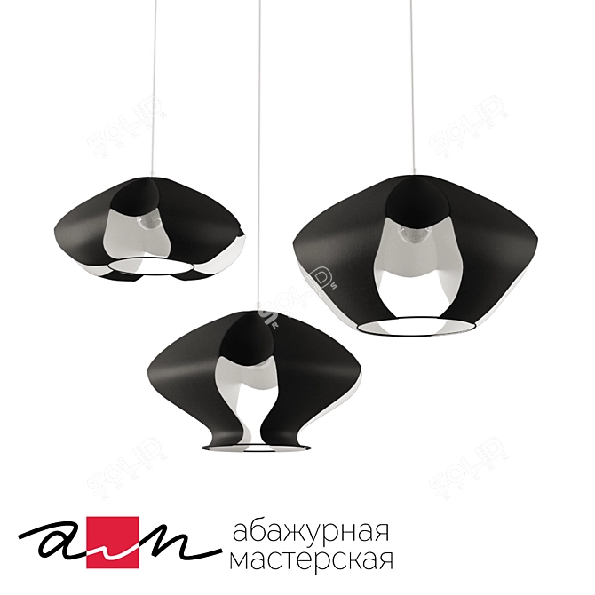 Monica Pendant Light Fixture 3D model image 1