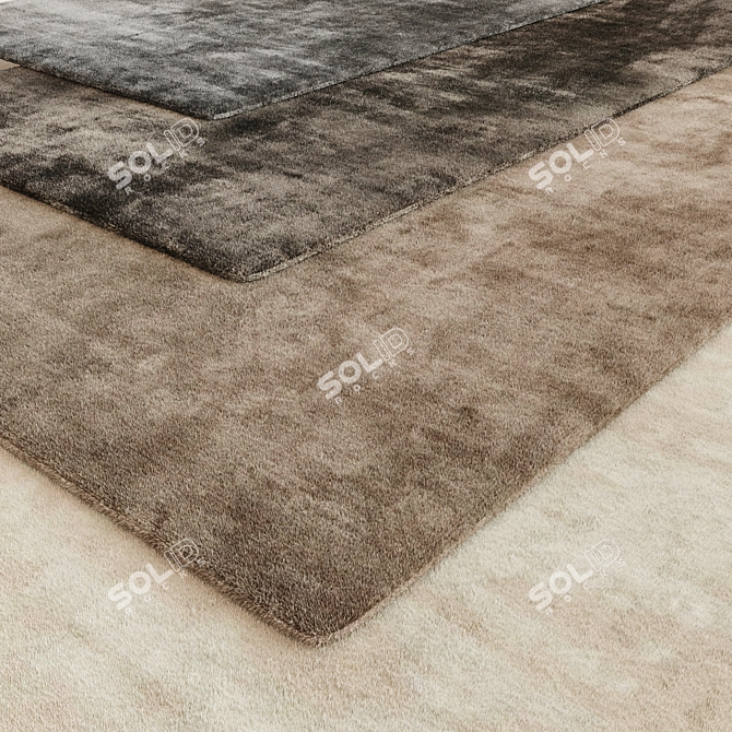 Fur-Like Displacement Carpet 3D model image 1