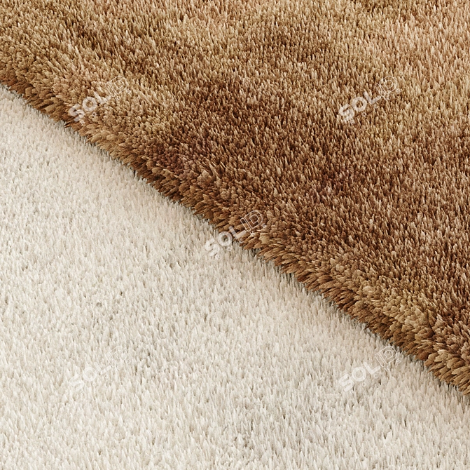 Luxury Faux Fur Carpet 3D model image 2