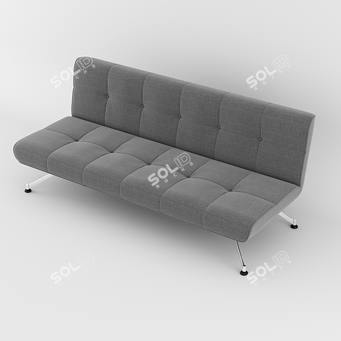 Witek Home Clubber Sofa: Chic and Comfy 3D model image 1