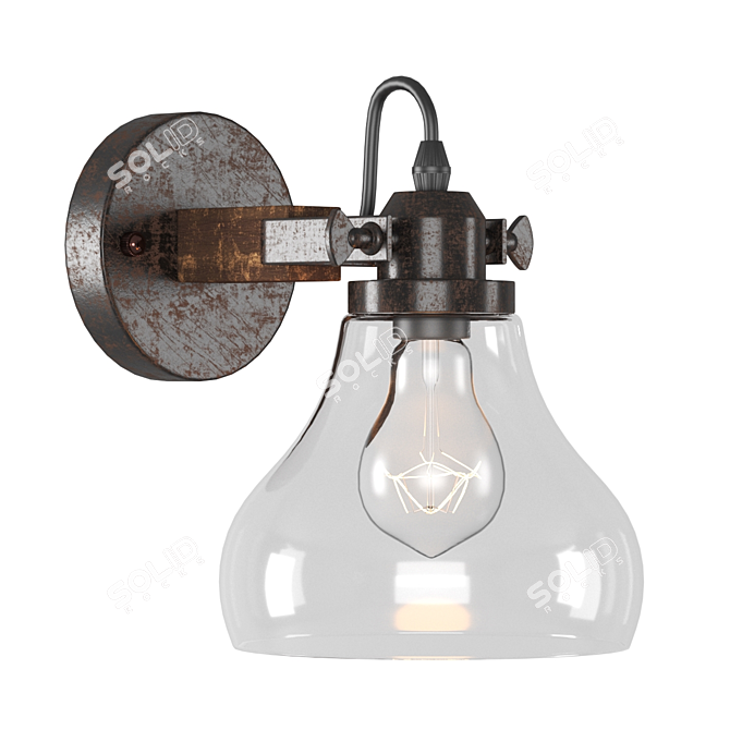 Freya Lorenza Modern Wall Sconce 3D model image 1