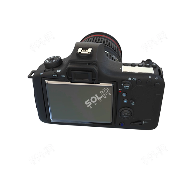 Canon EOS 6D mk2: High Quality 2011 Version 3D model image 3