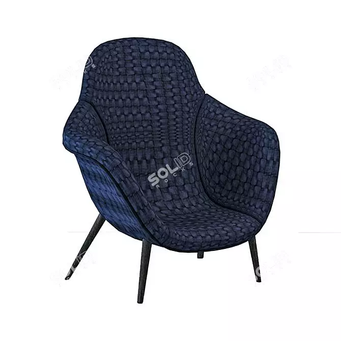 Stylish Armchairs for Comfort 3D model image 1