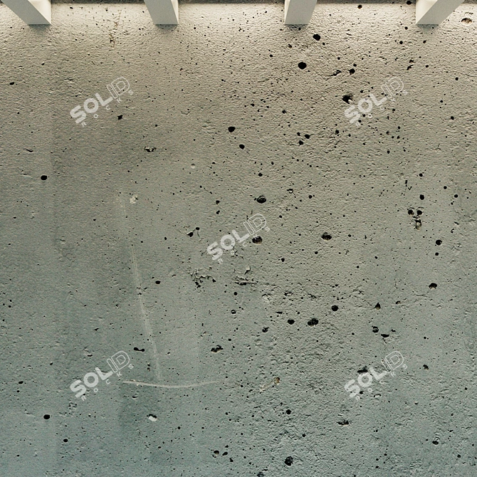 Seamless Concrete Wall Texture 3D model image 3