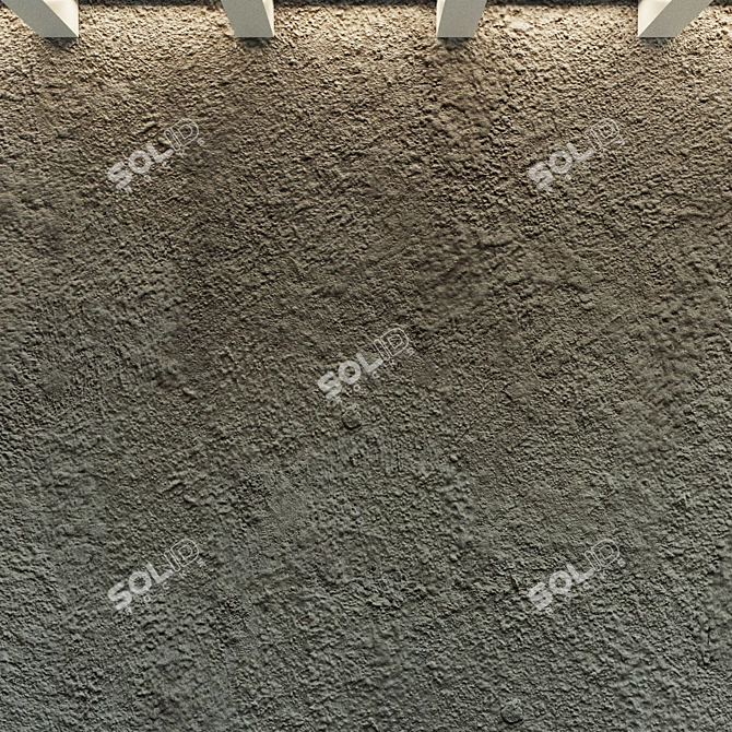 Seamless Concrete Wall Texture 3D model image 3