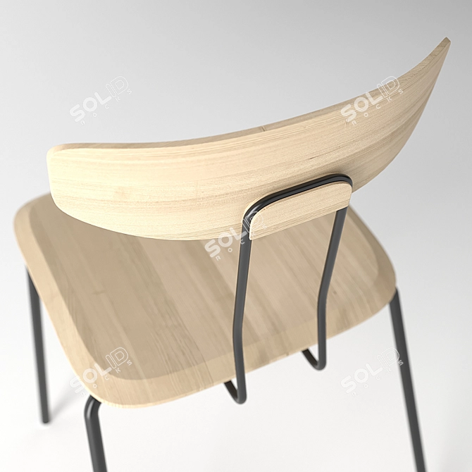 Contemporary Okito Chair 3D model image 3