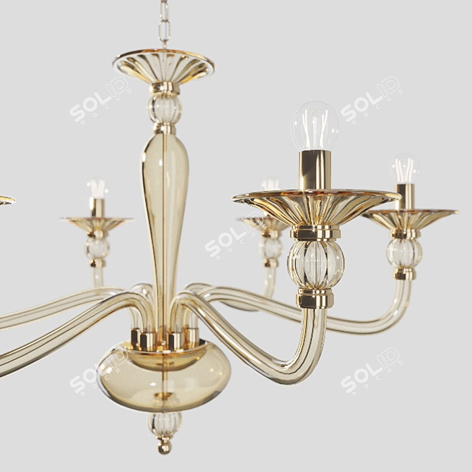 Danieli Amber SP6 Chandelier 3D model image 2