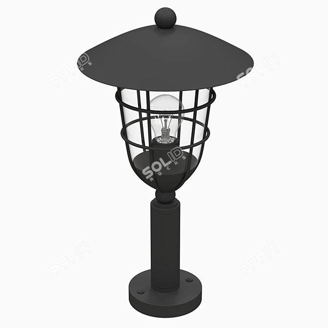 EGLO Street Lamp: Modern Outdoor Lighting 3D model image 1