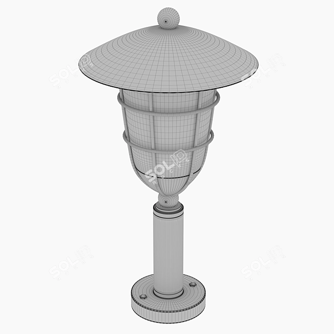 EGLO Street Lamp: Modern Outdoor Lighting 3D model image 2