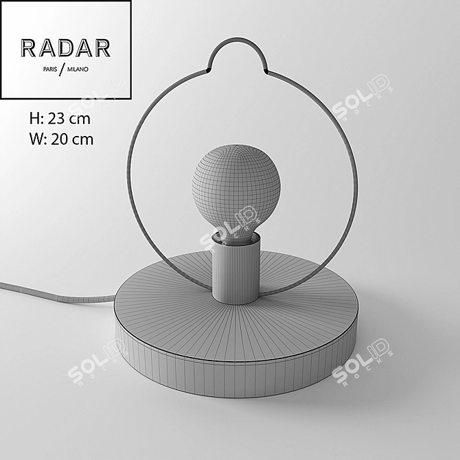 GIPSY: Elegantly Designed Desk Lamp 3D model image 2