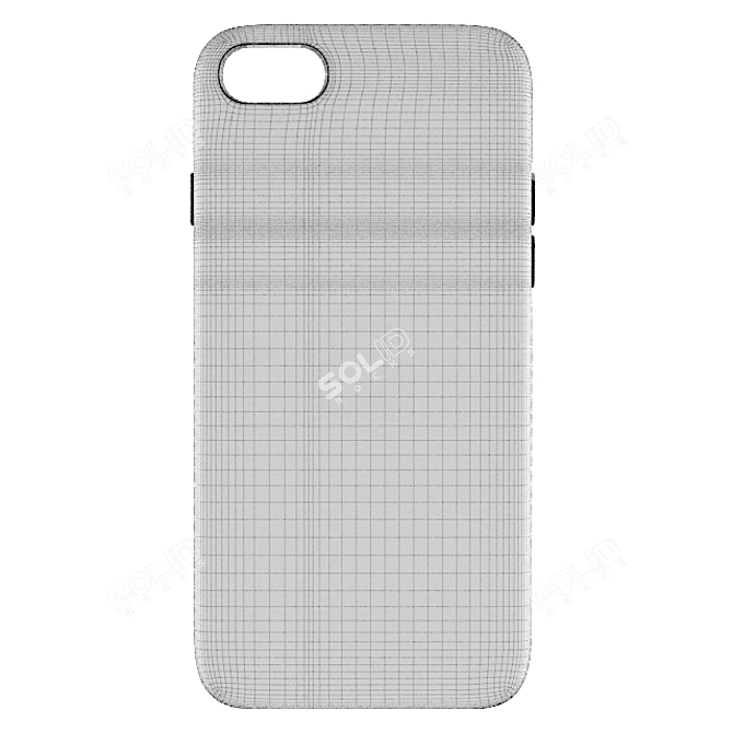 Stylish Protective iPhone Case 3D model image 3