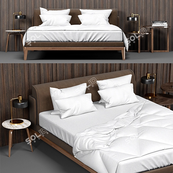 8-Piece Missuraemme Assuan Bedroom Set 3D model image 1