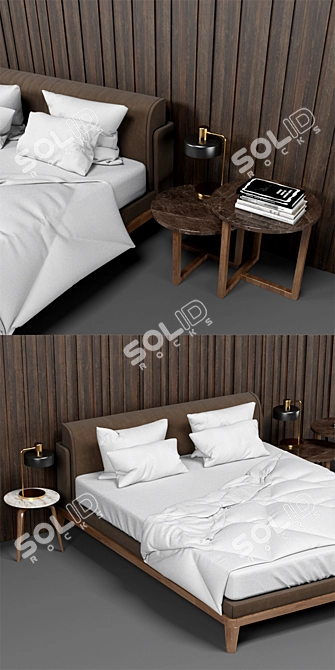 8-Piece Missuraemme Assuan Bedroom Set 3D model image 2