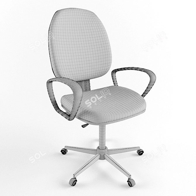 ErgoFlex Office Chair: Superior Comfort & Style 3D model image 3