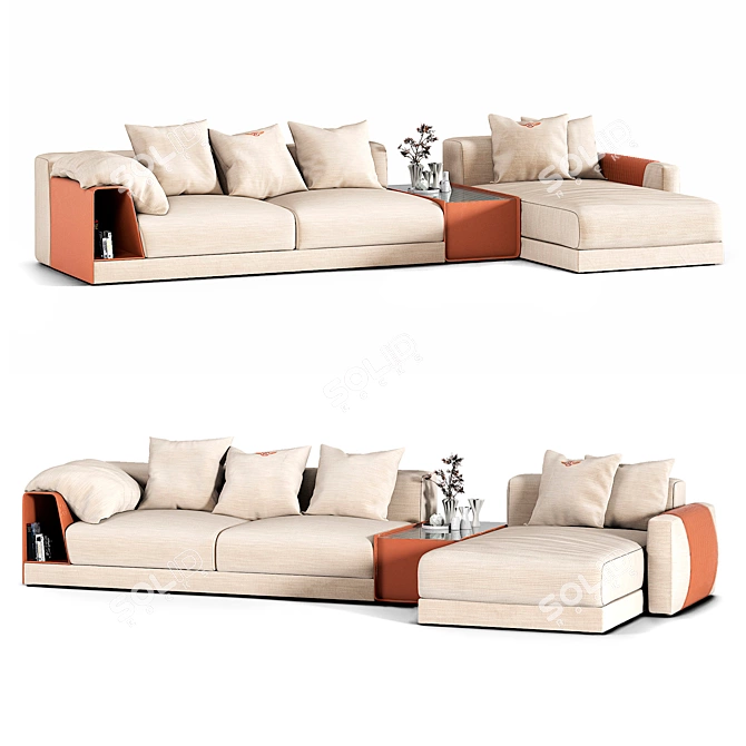 Stowe Bentley Modular Sofa 3D model image 1